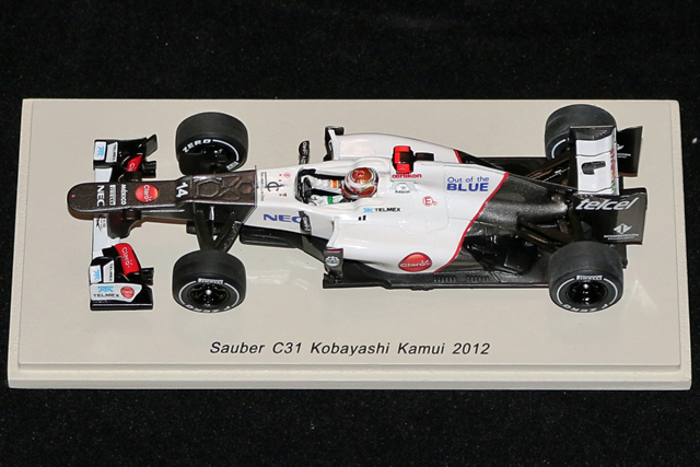 スパーク1/43ザウバーC31フェラーリ 小林可夢偉 2012年日本GP3位
