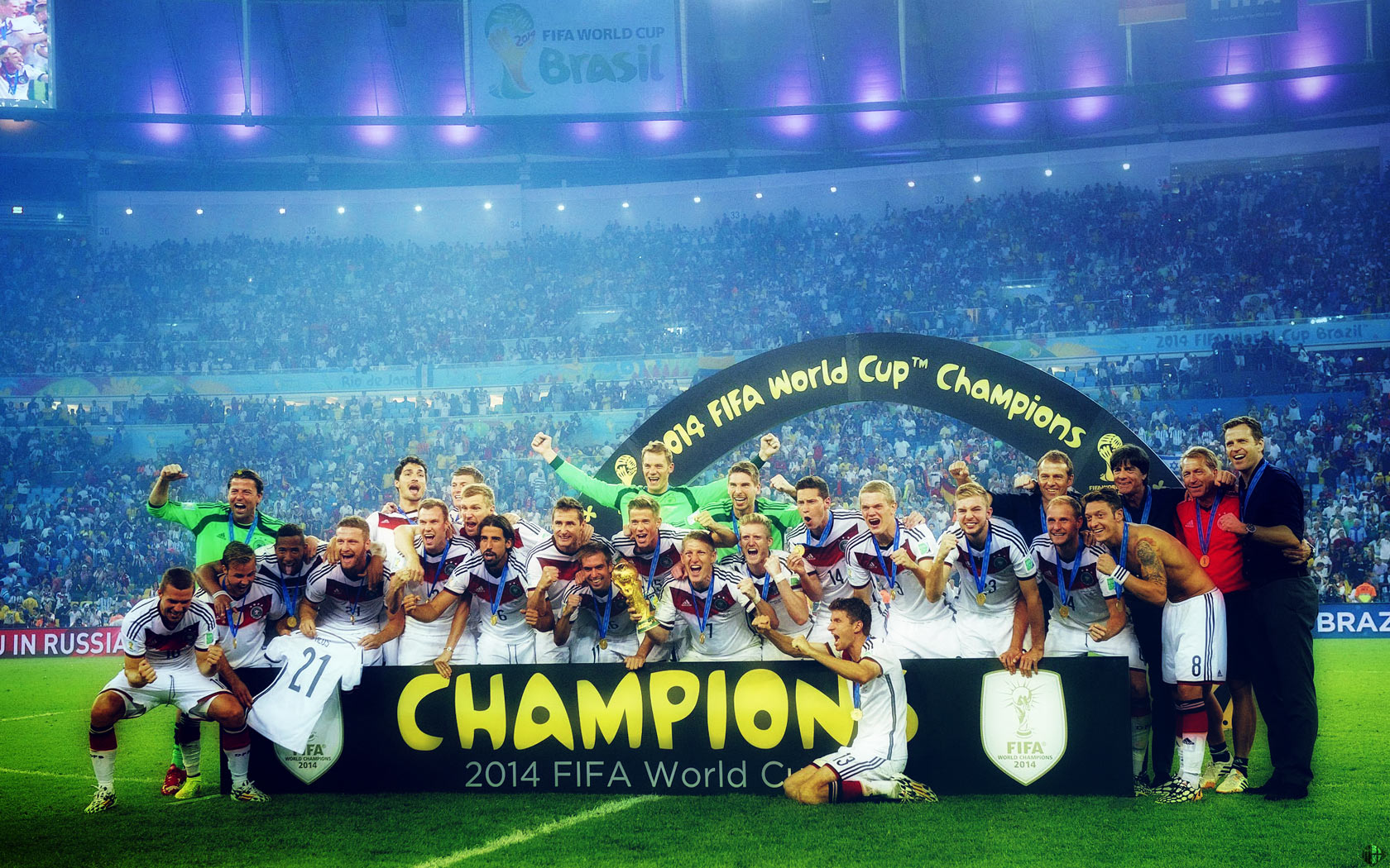 Pc壁紙 ドイツ代表 ブラジルw杯優勝 サッカー壁紙 自分で作ったサッカー関連のpc用壁紙 Naver まとめ