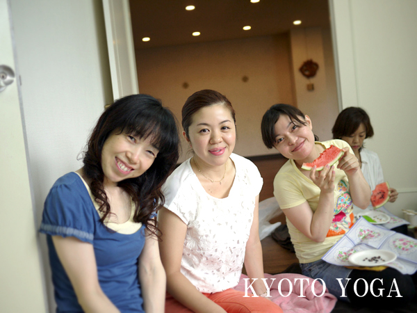 京都ヨガ　真夏の持ち寄りパーティ2014