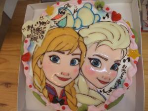 アナと雪の女王イラストケーキ ケーキ工房ｎａｋａｏの日記